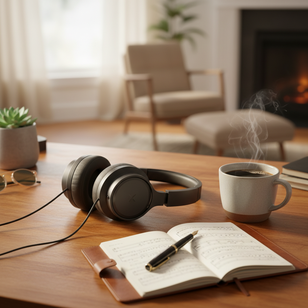 Noise Cancelling Headphones - Premium Over-Ear Wireless Headphones