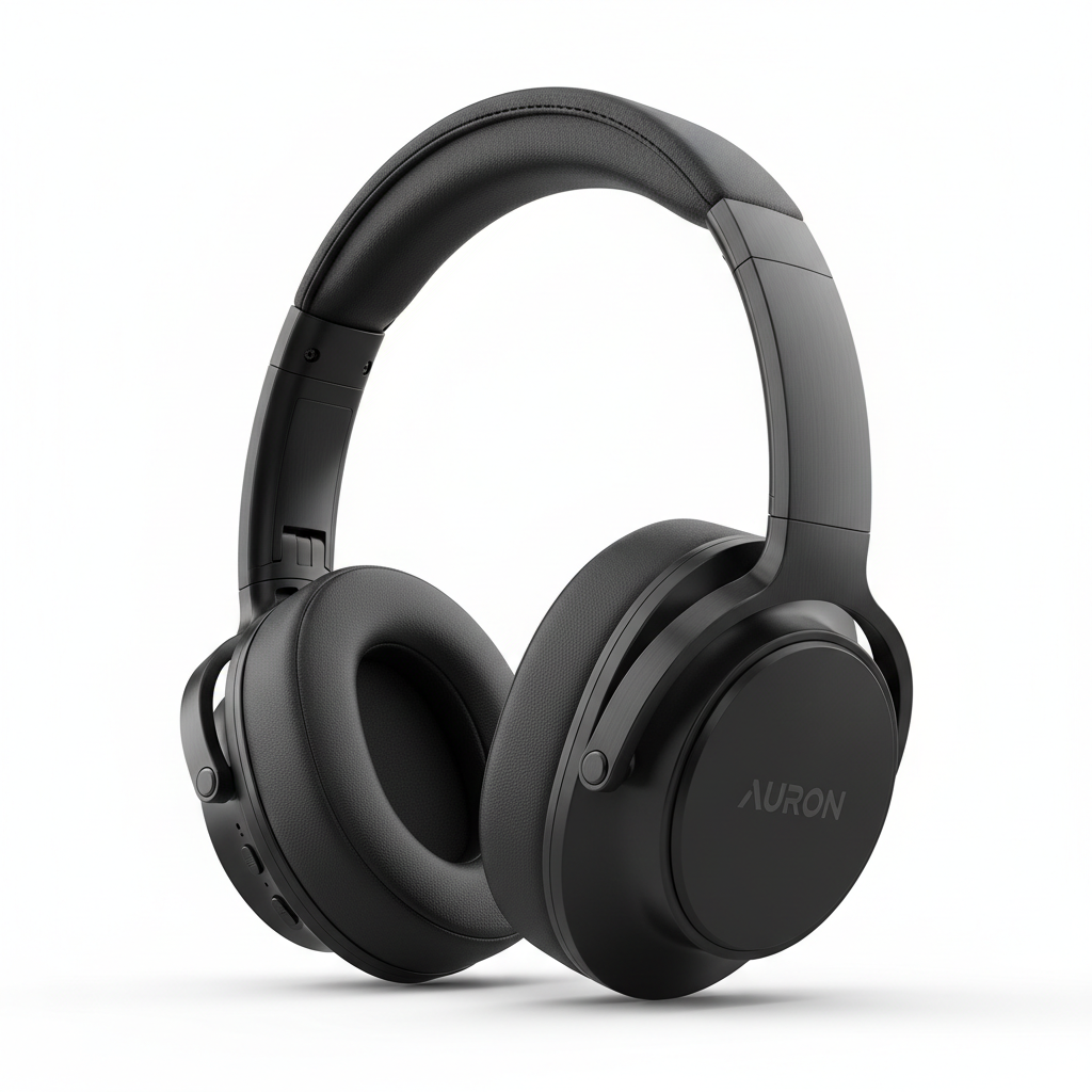 Noise Cancelling Headphones - Premium Over-Ear Wireless Headphones