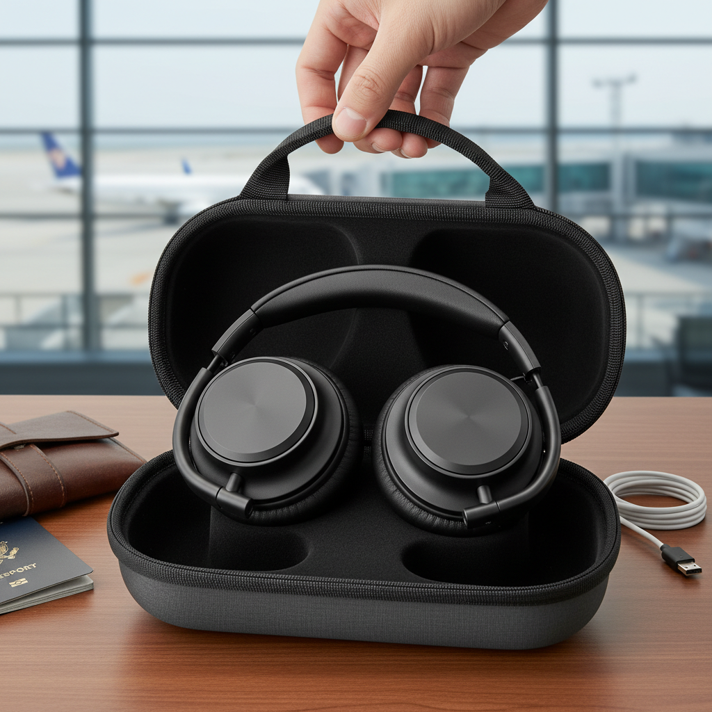 Noise Cancelling Headphones - Premium Over-Ear Wireless Headphones