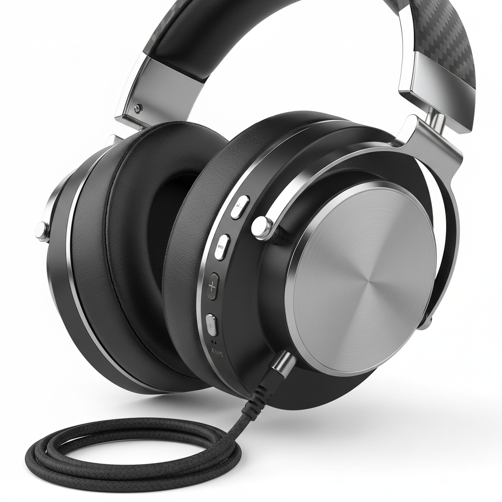 Noise Cancelling Headphones - Premium Over-Ear Wireless Headphones