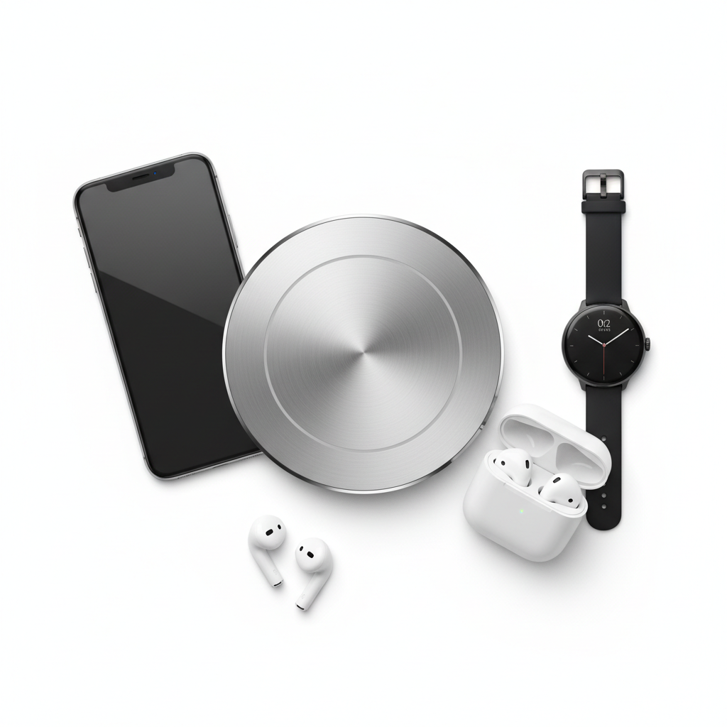 Wireless Charging Pad - Fast Qi Charger for iPhone & Android