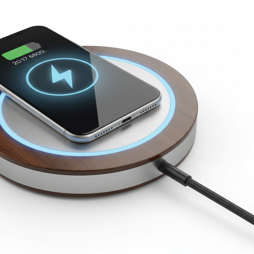 Wireless Charging Pad - Fast Qi Charger for iPhone & Android