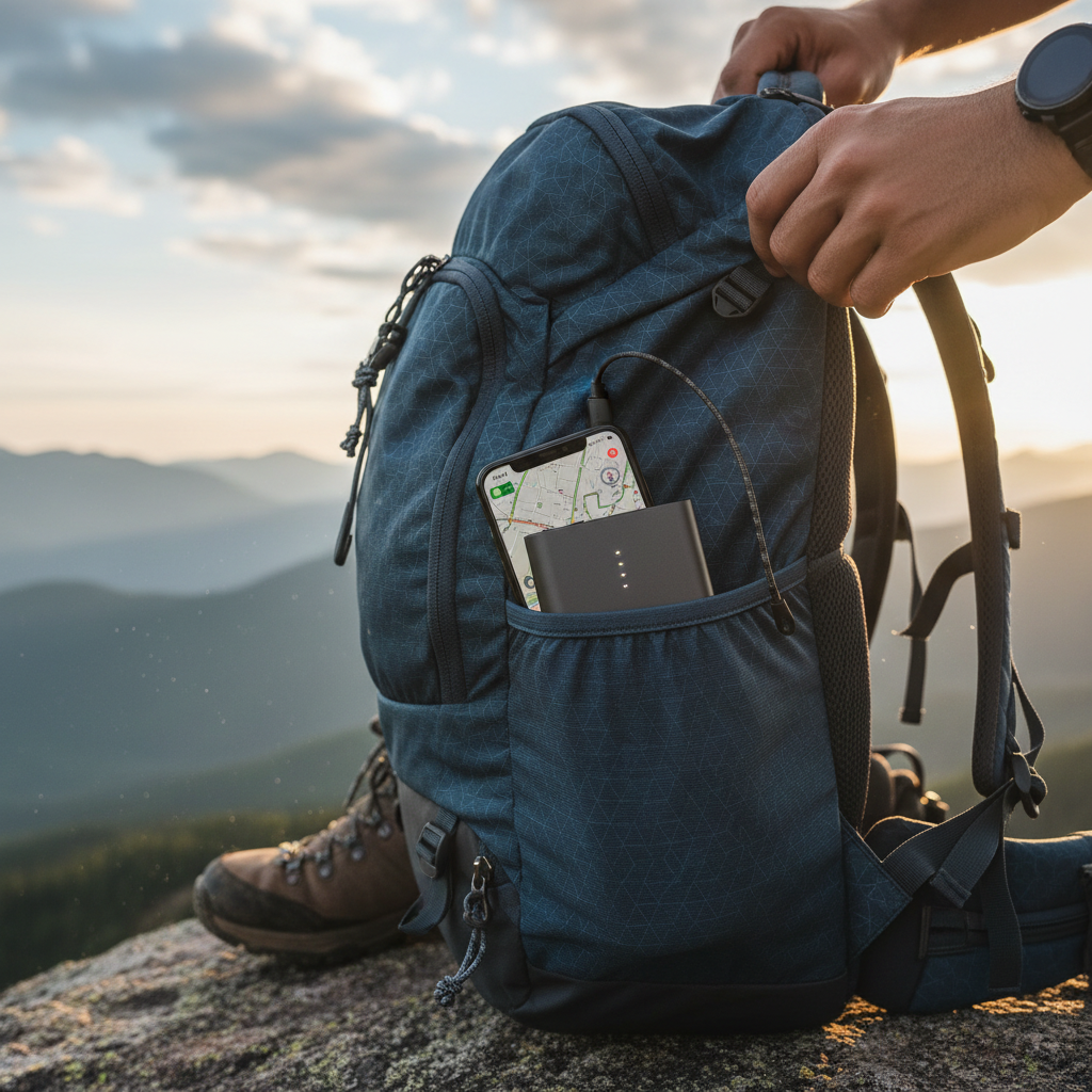 Portable Power Bank 20000mAh - Fast Charging with LED Display