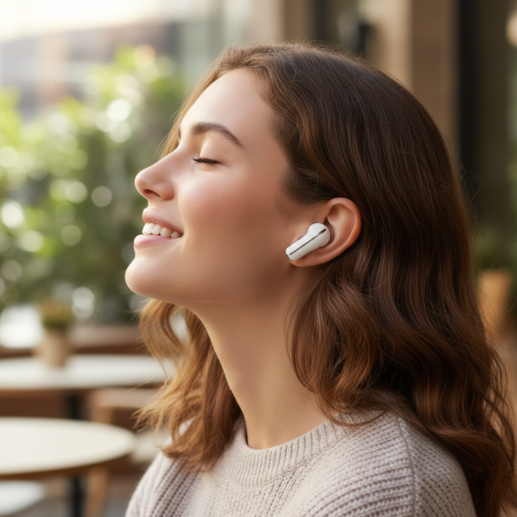 Wireless Earbuds Lifestyle Shot